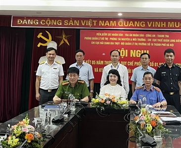 Viện KSND quận Long Biên ký kết Quy chế phối hợp liên ngành về công tác tiếp...